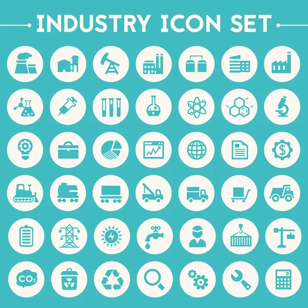 Büyük sanayi Icons set