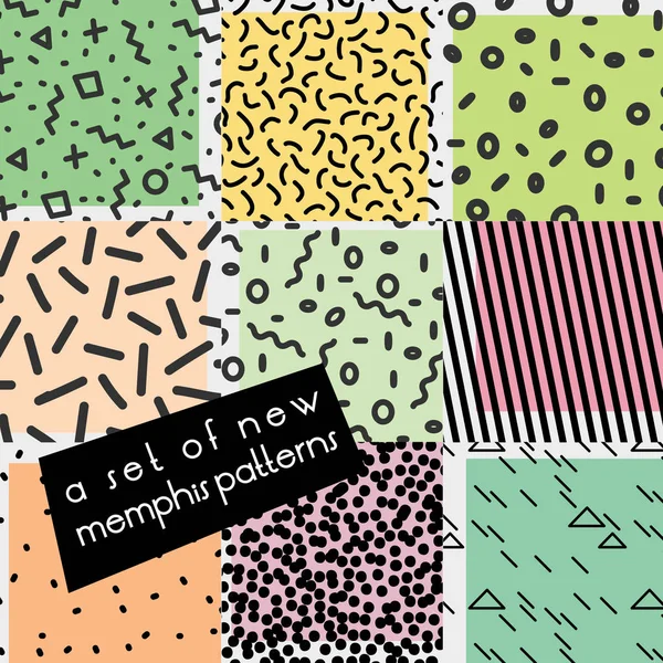 Soyut vektör geometrik tasarım desenleri 