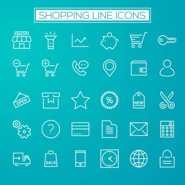 Satır içi alışveriş simgeleri