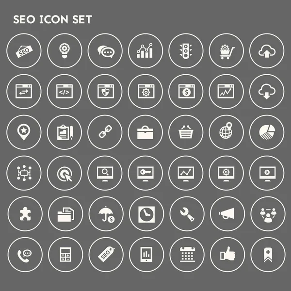 Conjunto de iconos Seo — Archivo Imágenes Vectoriales