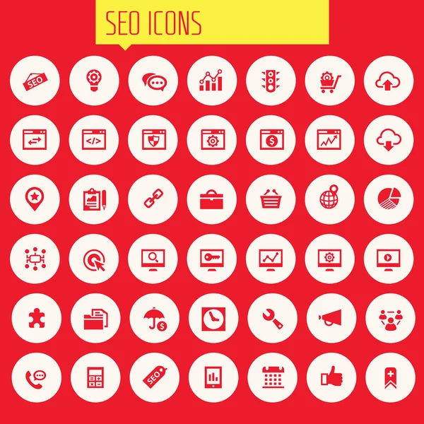 Büyük Seo Icons set