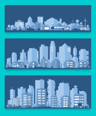 Kağıt malzeme stil ekolojik şehir