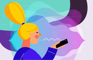 Ses asistanı Concept Banner 'ı kullanarak. Moda Karakter Tasarımı II
