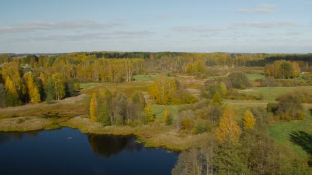 Paysage d'automne coloré. 