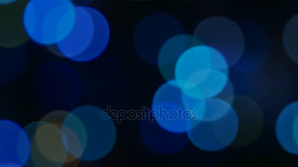 Particules en mouvement, flou, fond bokeh lumières. Étincelles abstraites .