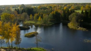 renkli sonbahar landscape.nature arka plan