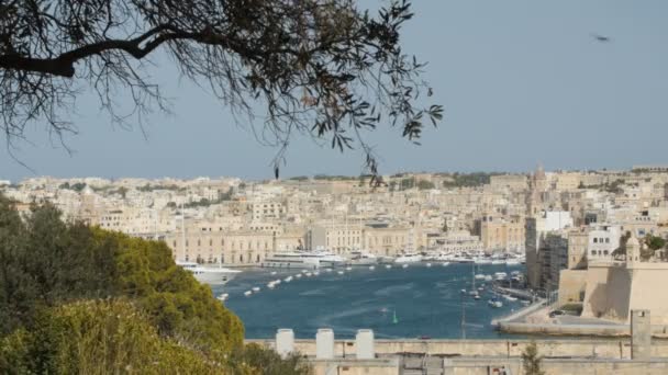 Valletta, malta portu. — Wideo stockowe