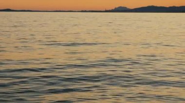 Deniz günbatımı Mediterranean.