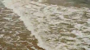 Deniz dalga köpüğü çamaşır plaj gün güneşli yaz