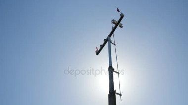 Güneş ışınları anemometre Rüzgar hızı ölçer.