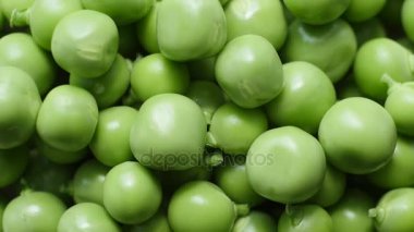 Yeşil bezelye döndürme, en iyi görünümü.