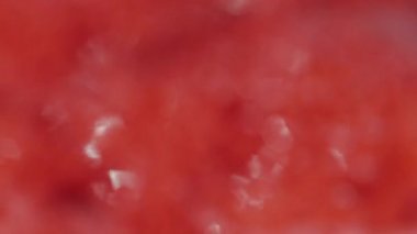 Kırmızı meyve marmelat kaynar, yakın çekim