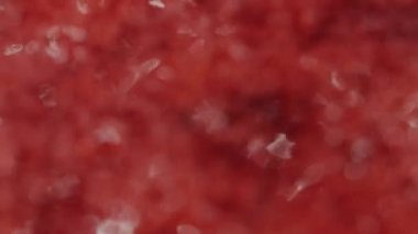 Kızılcık Reçeli, makro çekim arka plan.