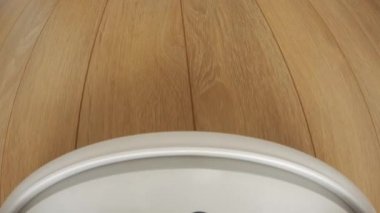 Robot elektrikli süpürge katta akıllı robot otomatikleştirmek kablosuz Temizleme teknolojisi makinesi.