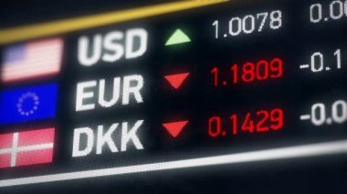 Danimarka Kronu, bize Doları, Euro karşılaştırma, düşen para, mali kriz