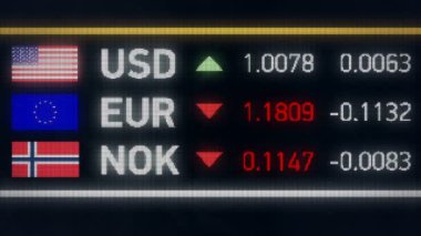 Norveç Kronu, bize düşen Euro karşılaştırıldığında Doları, finansal kriz, varsayılan