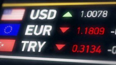 Türk Lirası, bize Doları, Euro karşılaştırma, düşen para, mali kriz