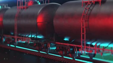 Petrol nakliye treni, tank vagonları, petrol nakliyesi, enerji pazarı.