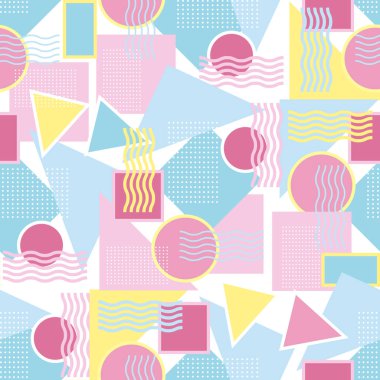 Vektör Dikişsiz modern parlak desen.