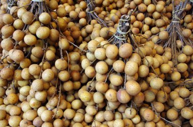 Demetler halinde longan meyve 