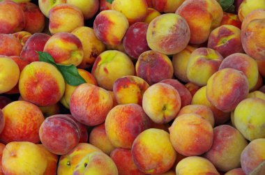 Pazar görüntülenmek olgun şeftali