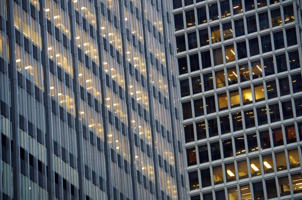 NYC intersección de edificios de gran altura fondo arquitectónico — Foto de Stock