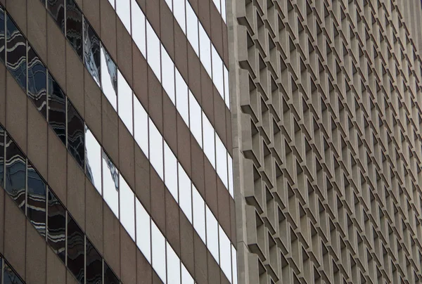 NYC metsző sokemeletes épületek építészeti háttér — Stock Fotó