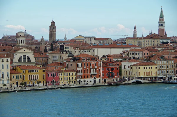 Venice, İtalya - 13 Nisan 2018: Venedik İtalya Cityscape, Venedik, İtalya 13 Nisan 2018 görünümünü