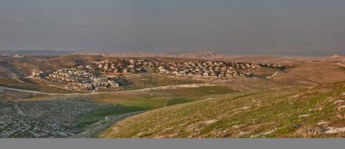 Maale Adumim-10 Şubat 2017: Maale Adumim yerleşim, hava