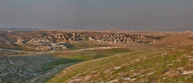 Maale Adumim-10 Şubat 2017: Maale Adumim yerleşim, hava