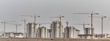Raanana-20 Şubat 2017: Israil Inşaat sitesi
