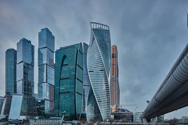 Moscú - 10 de enero de 2017: Centro de negocios de Moscú — Foto de Stock