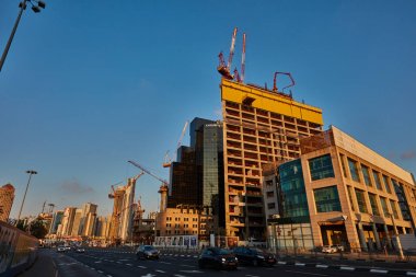 Tel-Aviv - 9 Aralık, 2016: tel aviv bölgesinde İnşaat
