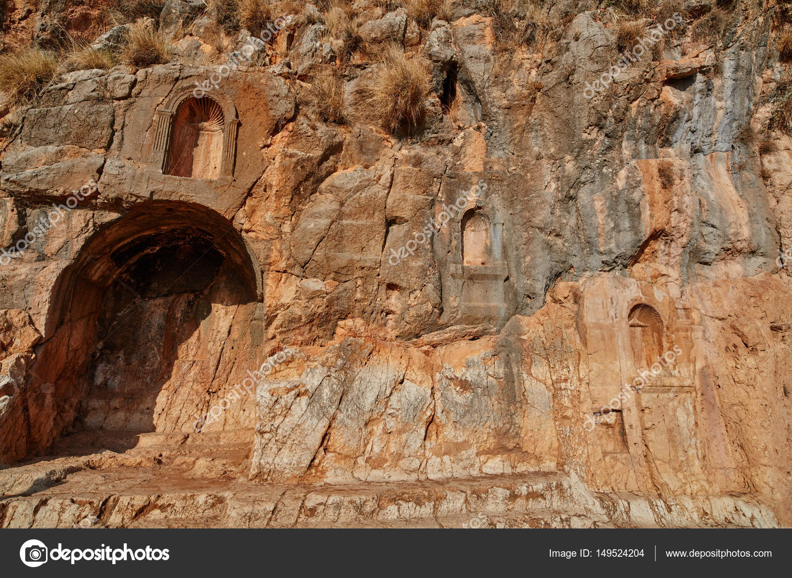Caesarea Philippi ruins at the Golan, Israel Stock Photo by ©rasika108