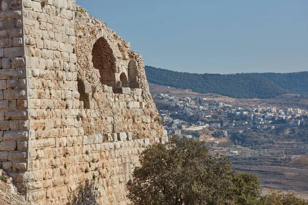 Nimrod torn ruiner, norr Israel — Stockfoto