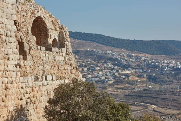 Nimrod torn ruiner, norr Israel — Stockfoto