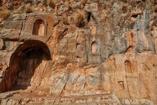 Caesarea Filippi ruiner på Golan, Israel — Stockfoto