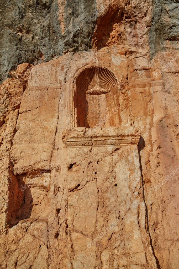 Ruinas de Cesarea de Filipos en el Golán, Israel 2023