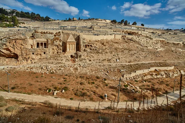 Jerusalem - 11 November 2016: Oljeberget Visa, Jerusalem — Stockfoto