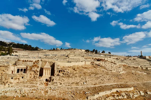 Jerusalem - 11 November 2016: Oljeberget Visa, Jerusalem — Stockfoto