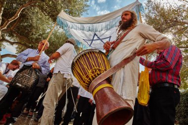 Jerusalem - 15 Kasım, 2016: birçok kişi Bar Mitzv katılmak