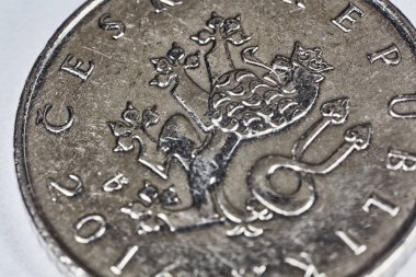 Aslan bir çek cron sikke makro fotoğraf