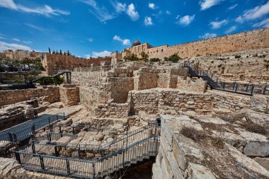 Jerusalem - şehir David kazı