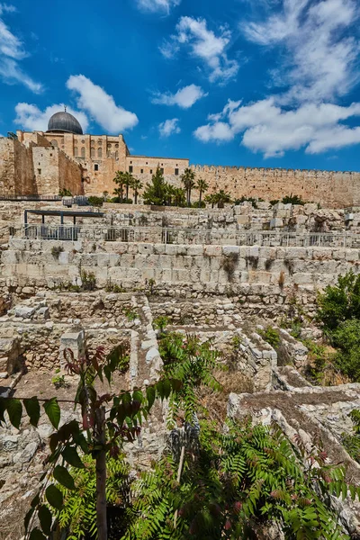 Jerusalén - ciudad de David excavaciones — Foto de Stock