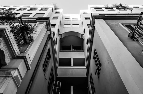 Black and white building Tel Aviv