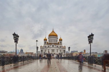 Moskova - 04,04,2017: İsa cente kurtarıcı katedralde