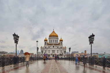 Moskova - 04,04,2017: İsa cente kurtarıcı katedralde