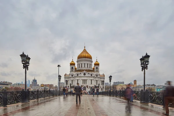 Москва - 04,04,2017: Храм Христа Спасителя в столетии — стоковое фото