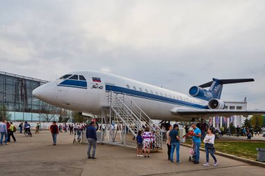 Moskova - 04,04,2017: Rusya, Moskova, Fuar park Merkezi