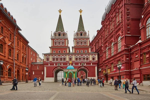 Moscow - 04,04,2017: The red square in Moscow — Stock Photo, Image